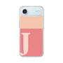 スリムプロテクションケース［ オリジナル - initial two tone - J pink ］