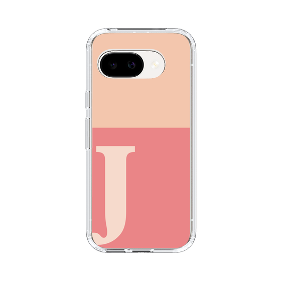 スリムプロテクションケース［ オリジナル - initial two tone - J pink ］