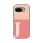 スリムプロテクションケース［ オリジナル - initial two tone - J pink ］