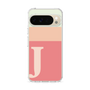 スリムプロテクションケース［ オリジナル - initial two tone - J pink ］