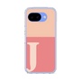 スリムプロテクションケース［ オリジナル - initial two tone - J pink ］