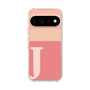 スリムプロテクションケース［ オリジナル - initial two tone - J pink ］