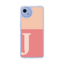 スリムプロテクションケース［ オリジナル - initial two tone - J pink ］