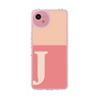スリムプロテクションケース［ オリジナル - initial two tone - J pink ］