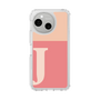 スリムプロテクションケース［ オリジナル - initial two tone - J pink ］
