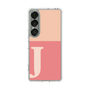 スリムプロテクションケース［ オリジナル - initial two tone - J pink ］