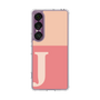 スリムプロテクションケース［ オリジナル - initial two tone - J pink ］