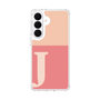 スリムプロテクションケース［ オリジナル - initial two tone - J pink ］