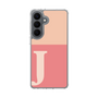 スリムプロテクションケース［ オリジナル - initial two tone - J pink ］