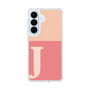スリムプロテクションケース［ オリジナル - initial two tone - J pink ］