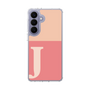スリムプロテクションケース［ オリジナル - initial two tone - J pink ］