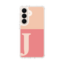 スリムプロテクションケース［ オリジナル - initial two tone - J pink ］