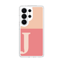スリムプロテクションケース［ オリジナル - initial two tone - J pink ］