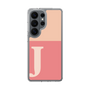 スリムプロテクションケース［ オリジナル - initial two tone - J pink ］