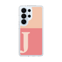 スリムプロテクションケース［ オリジナル - initial two tone - J pink ］