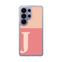 スリムプロテクションケース［ オリジナル - initial two tone - J pink ］