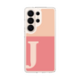 スリムプロテクションケース［ オリジナル - initial two tone - J pink ］