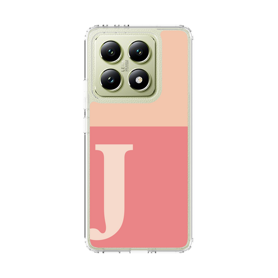 スリムプロテクションケース［ オリジナル - initial two tone - J pink ］
