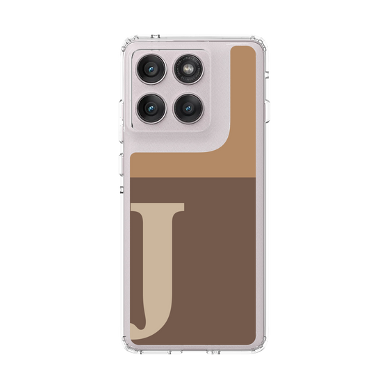 スリムプロテクションケース［ オリジナル - initial two tone - J brown ］