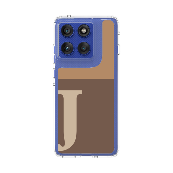 スリムプロテクションケース［ オリジナル - initial two tone - J brown ］