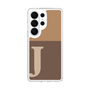 スリムプロテクションケース［ オリジナル - initial two tone - J brown ］