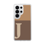 スリムプロテクションケース［ オリジナル - initial two tone - J brown ］
