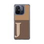 スリムプロテクションケース［ オリジナル - initial two tone - J brown ］