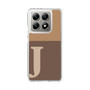 スリムプロテクションケース［ オリジナル - initial two tone - J brown ］