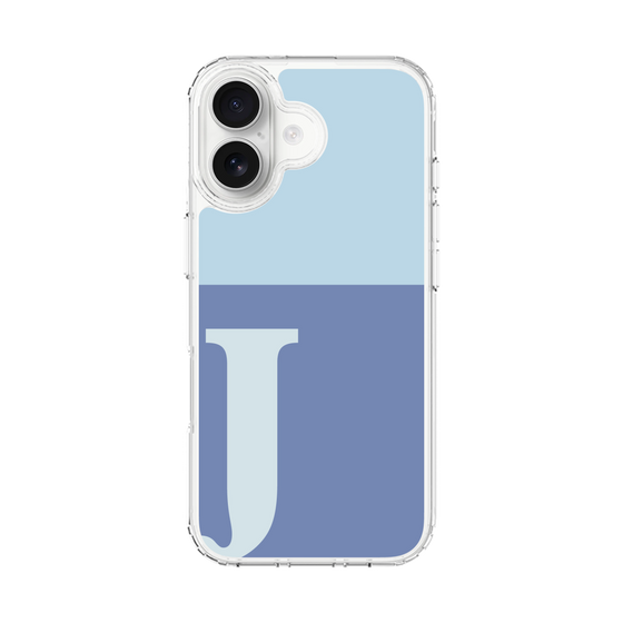 スリムプロテクションケース［ オリジナル - initial two tone - J blue ］