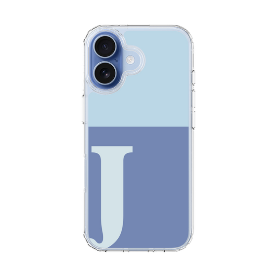 スリムプロテクションケース［ オリジナル - initial two tone - J blue ］