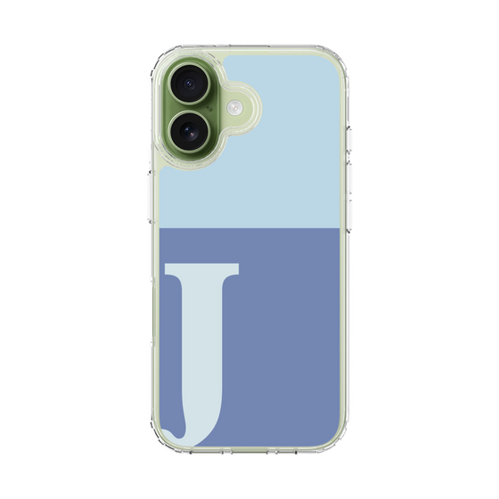 スリムプロテクションケース［ オリジナル - initial two tone - J blue ］