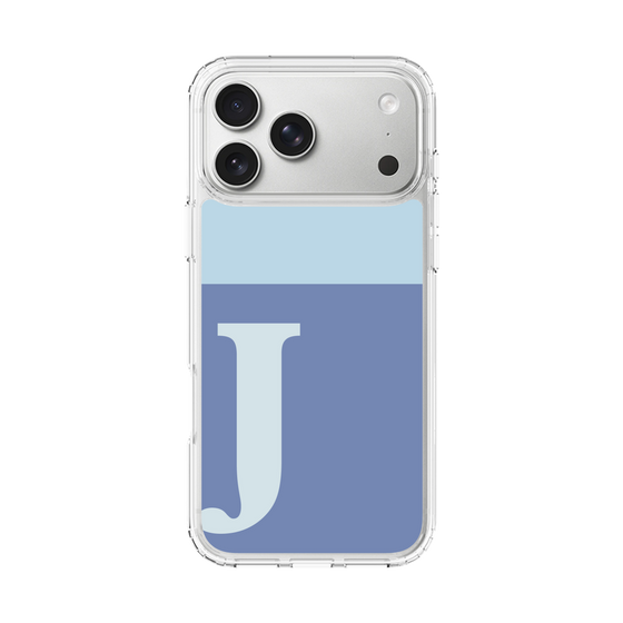 スリムプロテクションケース［ オリジナル - initial two tone - J blue ］