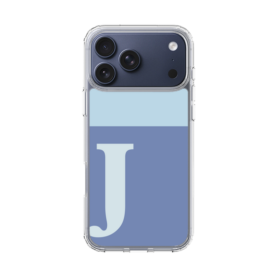 スリムプロテクションケース［ オリジナル - initial two tone - J blue ］