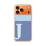 スリムプロテクションケース［ オリジナル - initial two tone - J blue ］