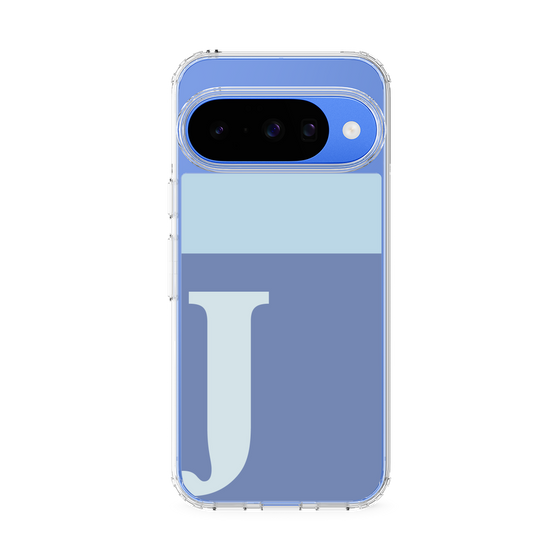 スリムプロテクションケース［ オリジナル - initial two tone - J blue ］