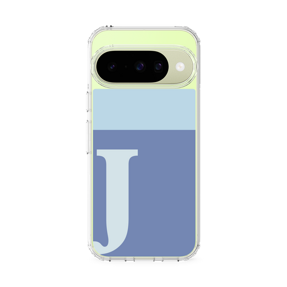 スリムプロテクションケース［ オリジナル - initial two tone - J blue ］