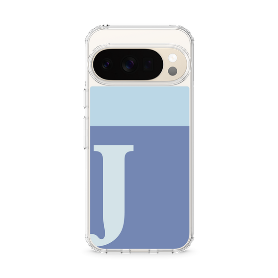 スリムプロテクションケース［ オリジナル - initial two tone - J blue ］