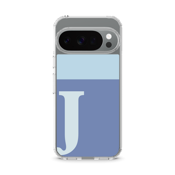 スリムプロテクションケース［ オリジナル - initial two tone - J blue ］
