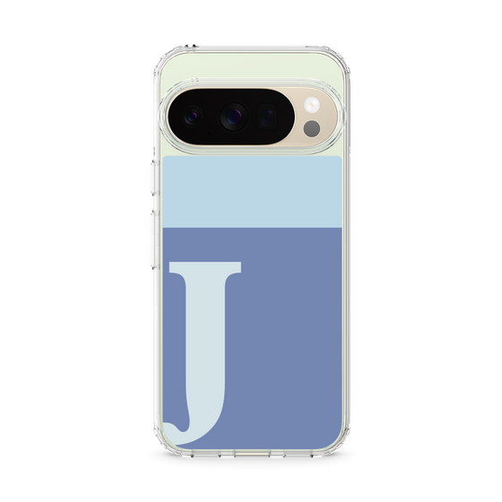 スリムプロテクションケース［ オリジナル - initial two tone - J blue ］