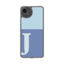 スリムプロテクションケース［ オリジナル - initial two tone - J blue ］