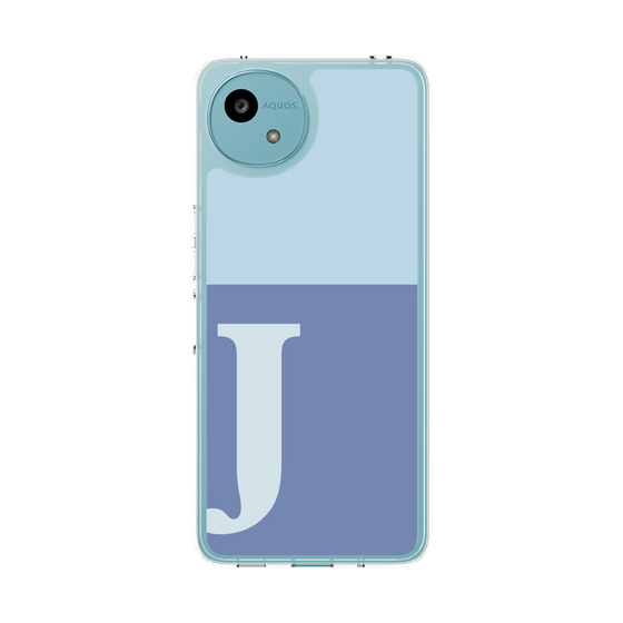 スリムプロテクションケース［ オリジナル - initial two tone - J blue ］