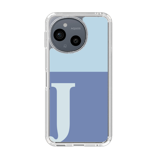 スリムプロテクションケース［ オリジナル - initial two tone - J blue ］