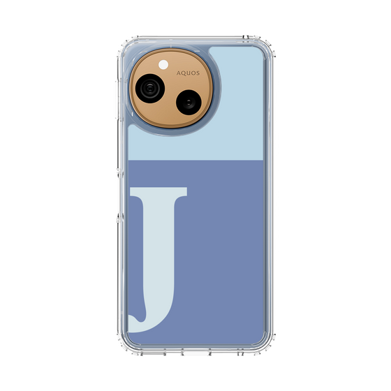 スリムプロテクションケース［ オリジナル - initial two tone - J blue ］