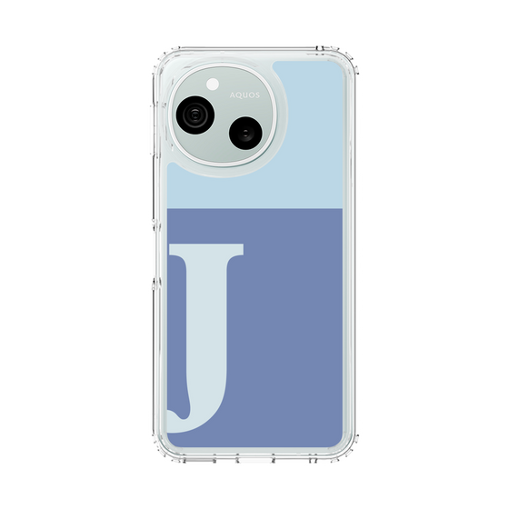 スリムプロテクションケース［ オリジナル - initial two tone - J blue ］
