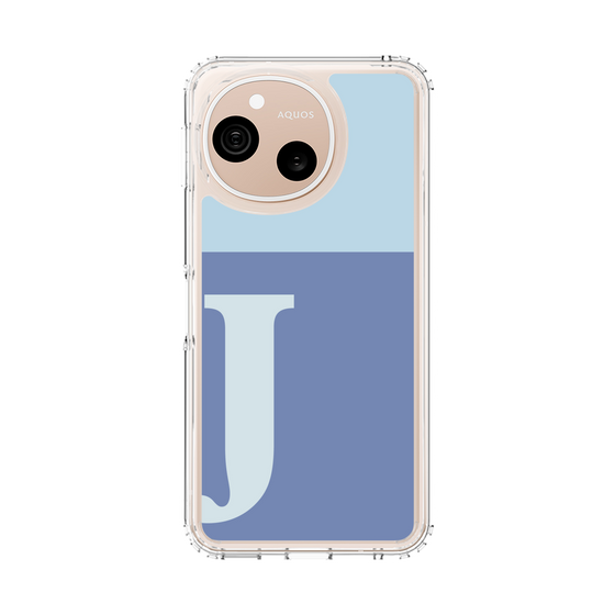スリムプロテクションケース［ オリジナル - initial two tone - J blue ］