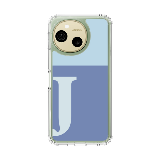 スリムプロテクションケース［ オリジナル - initial two tone - J blue ］