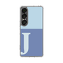 スリムプロテクションケース［ オリジナル - initial two tone - J blue ］
