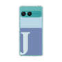 スリムプロテクションケース［ オリジナル - initial two tone - J blue ］