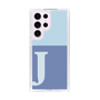 スリムプロテクションケース［ オリジナル - initial two tone - J blue ］
