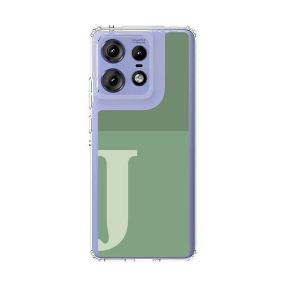 スリムプロテクションケース［ オリジナル - initial two tone - J green ］